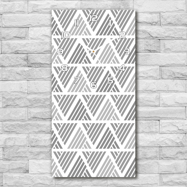 Glazen klok rechthoekige Geometrische achtergrond