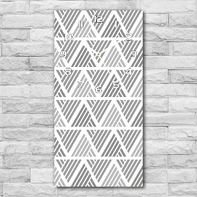 Glazen klok rechthoekige Geometrische achtergrond