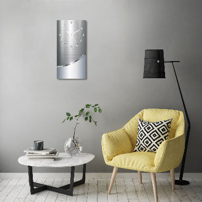 Glazen klok rechthoekige Metaalabstractie