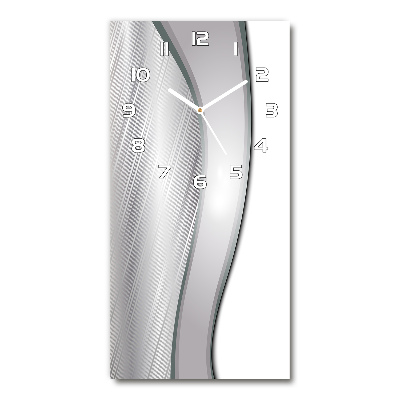 Rechthoekige glas klok Metaalabstractie