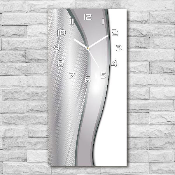 Rechthoekige glas klok Metaalabstractie