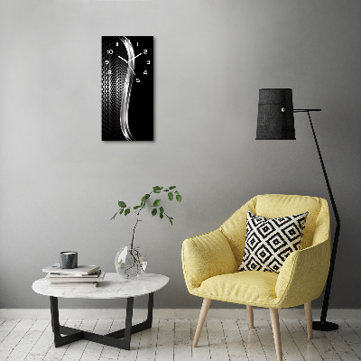 Glazen klok rechthoekige Metaalabstractie