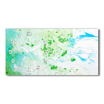 Glazen klok horizontaal Abstracte achtergrond