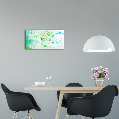 Glazen klok horizontaal Abstracte achtergrond