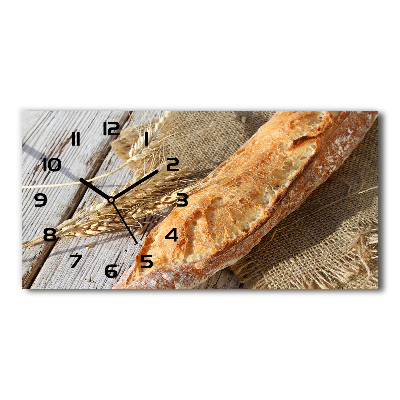 Glazen klok horizontaal Verse baguette
