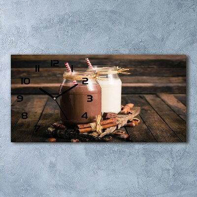 Glazen klok horizontaal Cocktails in potjes