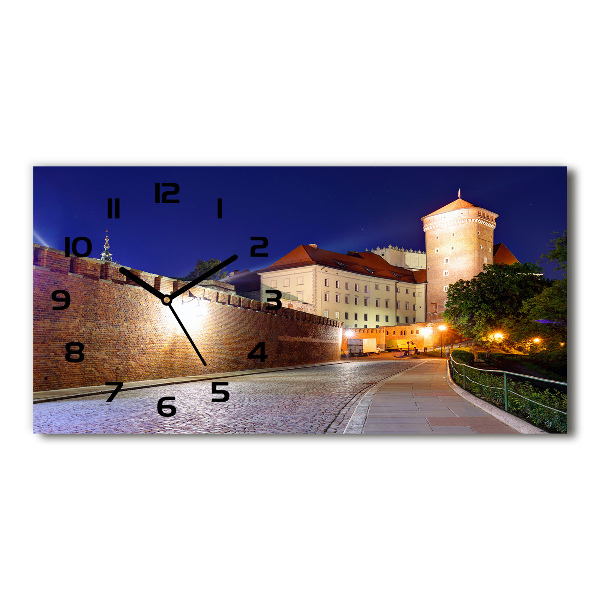 Zegar ścienny szklany cichy Kraków Polska
