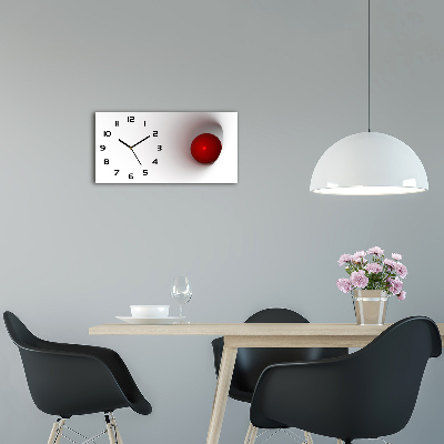 Glazen klok horizontaal Abstracte bol