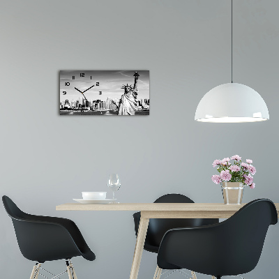 Glazen klok horizontaal Vrijheidsbeeld