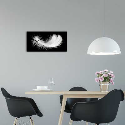 Glazen wandklok rechthoekig Veerkracht