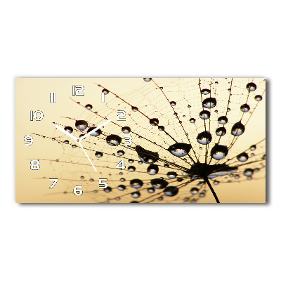 Glazen klok horizontaal Paardenbloemzaad