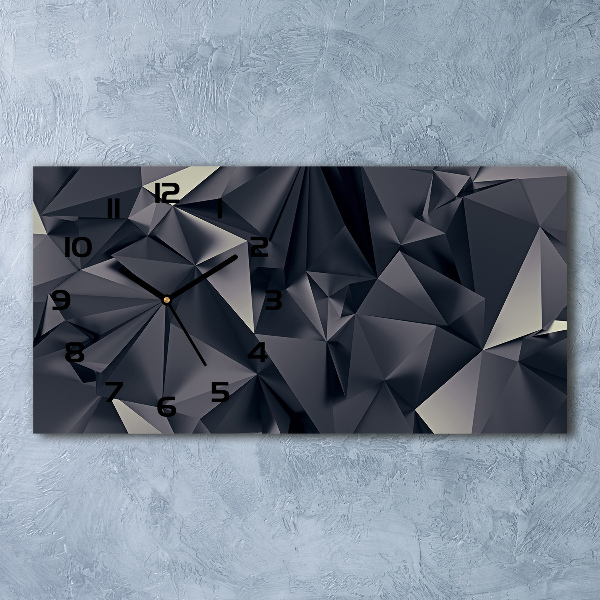 Glazen klok horizontaal Abstracte achtergrond