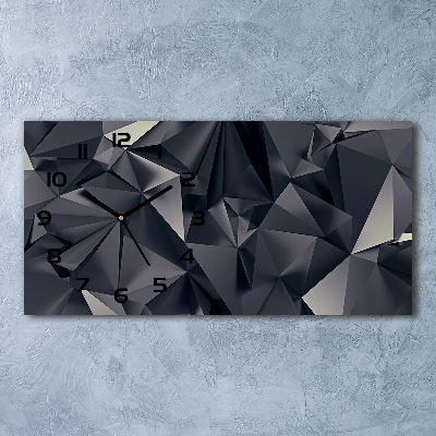 Glazen klok horizontaal Abstracte achtergrond