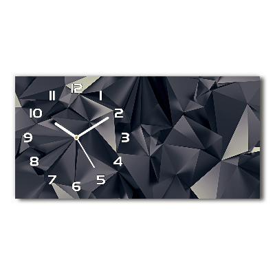 Glazen klok horizontaal Abstracte achtergrond