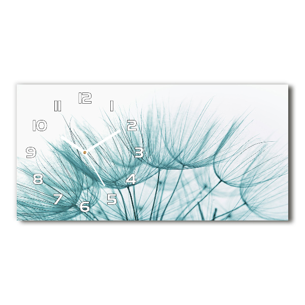 Glazen klok horizontaal Paardenbloemzaden