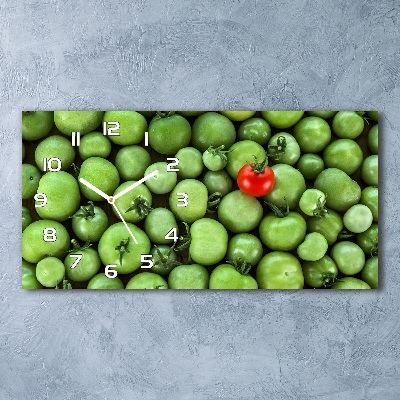 Glazen klok horizontaal Rijpe tomaat