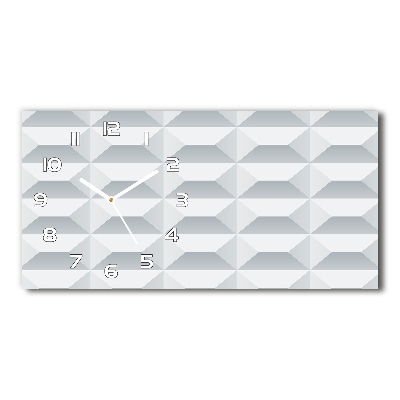 Glazen klok horizontaal Geometrische achtergrond