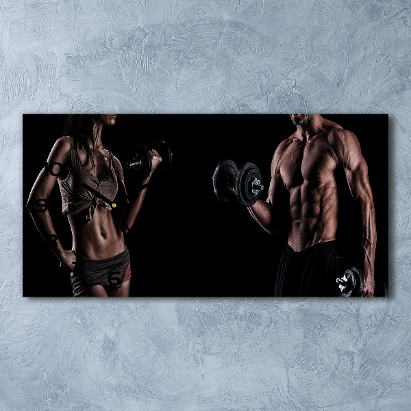 Zegar ścienny szklany cichy Budowa mięśni