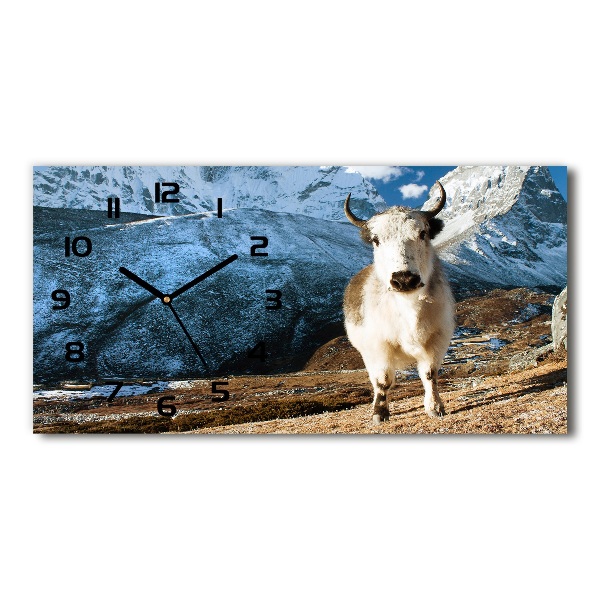 Glazen klok horizontaal Zoals een gewone berg