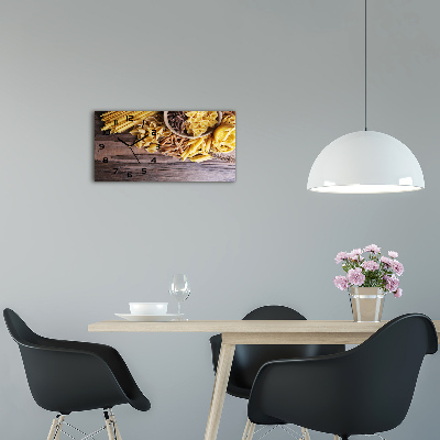 Glazen klok horizontaal Pastamix