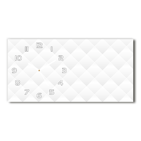 Langwerpige wandklok van glas Abstracte achtergrond