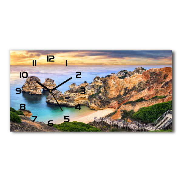 Glazen klok horizontaal Lagos Portugal