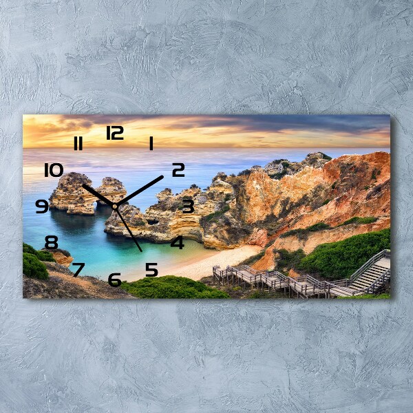 Zegar ścienny szklany Lagos Portugalia