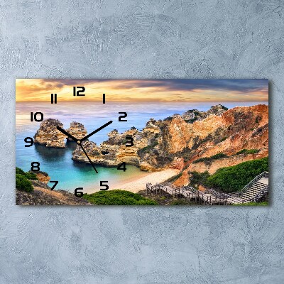 Glazen klok horizontaal Lagos Portugal