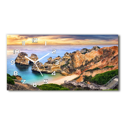 Zegar ścienny szklany Lagos Portugalia