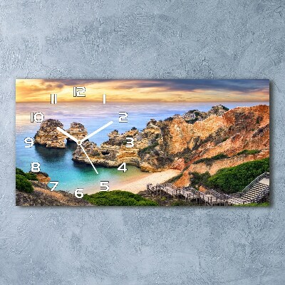 Zegar ścienny szklany Lagos Portugalia