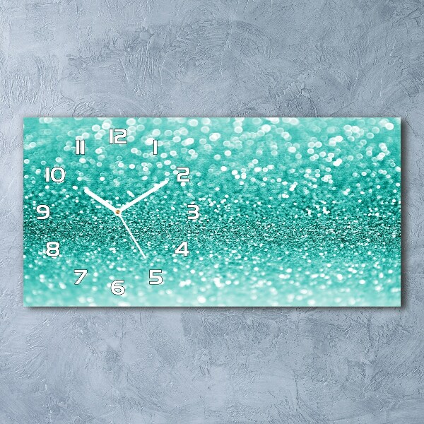 Glazen wandklok rechthoekig Friemel