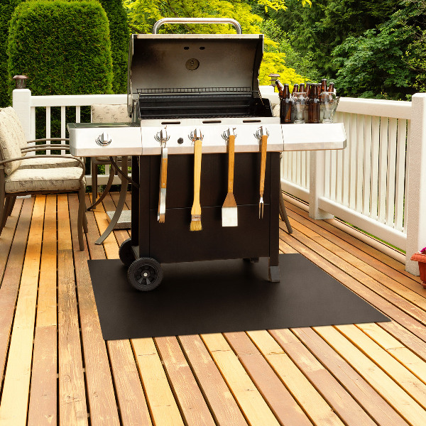Metalen barbecue mat Rechthoekige 100x70 cm