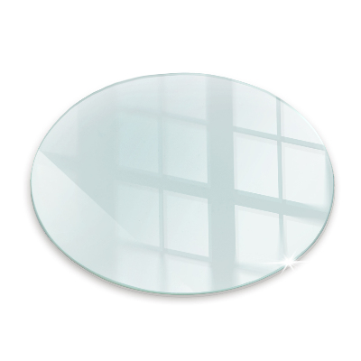 Szkło pod kominek okrągłe transparentne