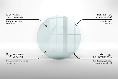 Vloerplaat voor kachel Transparant