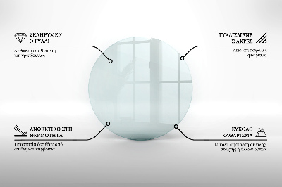 Vloerplaat voor kachel Transparant