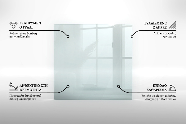 Hexagonale plaat onder houtkachel Transparant