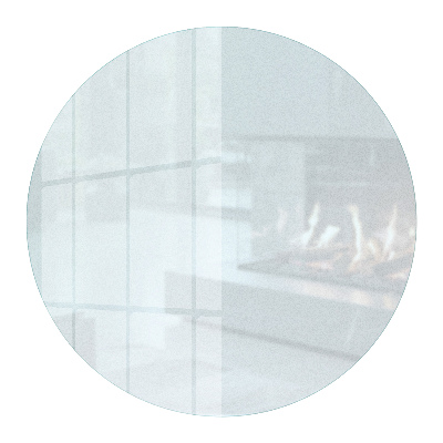 Ronde kachel vloerplaat Optisch melkglas effect