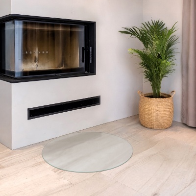 Ronde kachel vloerplaat Ronde kachel vloerplaat met optisch melkglas-effect