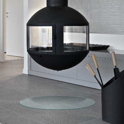Ronde kachel vloerplaat Ronde kachel vloerplaat met optisch melkglas-effect