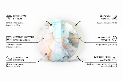 Szkło pod kominek Naturalny wzór drewna