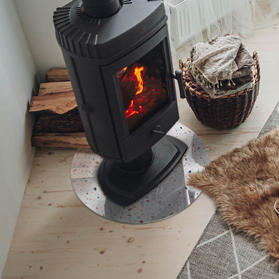 Onderplaat kachel Patroon met kleine vormen