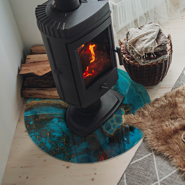 Podkładka pod kominek Abstrakcyjny wzór organiczny