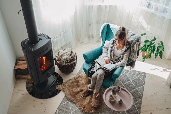 Plaat onder houtkachel Elegant marmerpatroon