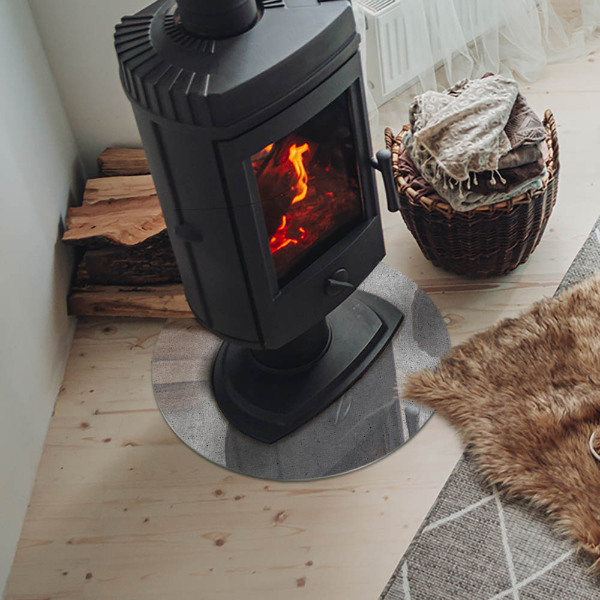 Vloerplaat voor kachel Ruwe betontextuur