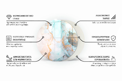 Szyba pod kominek Tekstura surowego betonu
