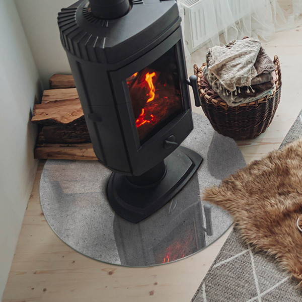 Vloerplaat voor kachel Ruwe betontextuur