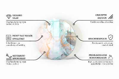 Onderplaat kachel Geometrie met hout
