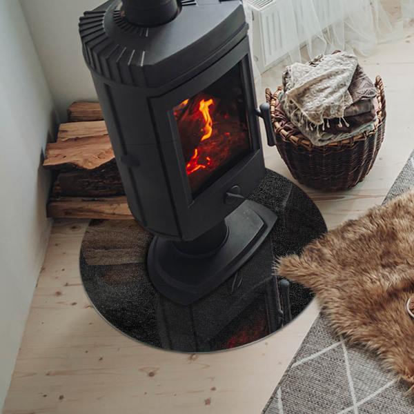 Onderplaat kachel Steenachtige oppervlaktestructuur