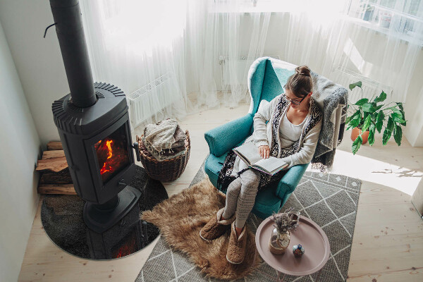 Onderplaat kachel Steenachtige oppervlaktestructuur