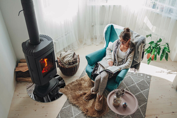 Podkładka pod kominek Abstrakcyjne fale i linie